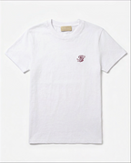 Optic White / Burgundy